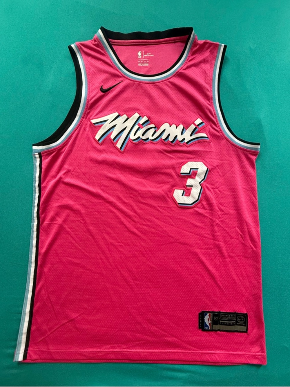 Nike Pink Miami Heat Jersey #3